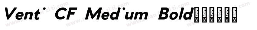 Venti CF Medium Bold字体转换